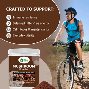 Best Seller Mushroom Powder Collagen Immune Resilience Energy <b>Supplement</b> Matcha Energy Matcha Mushroom Calm Focus Powder - Product Image 4