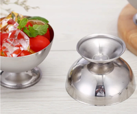 Bar Home Party Benodigdheden IJs Cup Snack Schaal Fruit Yoghurt Taart Bord Snack Schalen Dessert Schaal RVS Salade Schaal