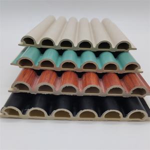 Panneau mural composite en <span class=keywords><strong>bois</strong></span> et plastique Panneau mural intérieur <span class=keywords><strong>demi</strong></span>-<span class=keywords><strong>cercle</strong></span> - Product Image 6