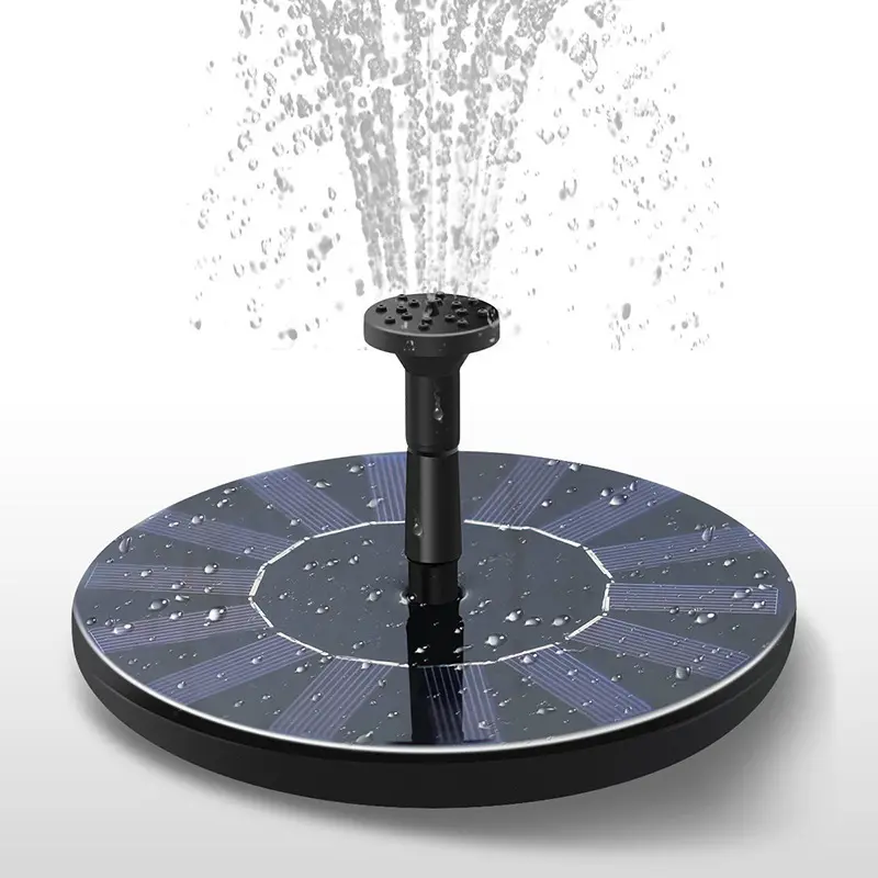 Decoration garden small solar floating powered water fountain floating Landscape pool pond solar fountain pump