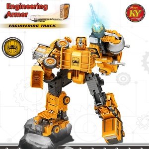 Hot Bán Biến Dạng Xe Biến Dạng <span class=keywords><strong>Robot</strong></span> Xe Sáng Tạo Dễ Thương Mini Hành Động Hình Xây Dựng Khối Gạch Cho Trẻ Em - Product Image 5