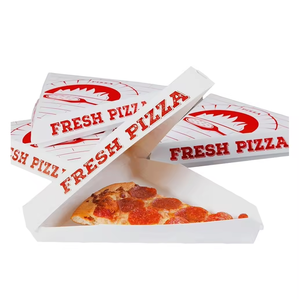 Boîte à pizza en papier |   Coupelles à emporter plates et pliables de 9/10/12 pouces |   Résistant à la graisse et imprimable, logo OEM - Product Image 5
