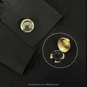 2024 nuovo boyi arrivo camicia jrwerry gemelli bottone per gli uomini in rame copri bottoni accessori di abbigliamento - Product Image 5