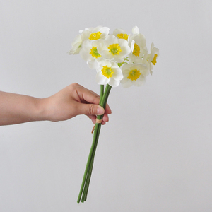 <span class=keywords><strong>Bouquet</strong></span> <span class=keywords><strong>de</strong></span> <span class=keywords><strong>mariée</strong></span> fleur <span class=keywords><strong>de</strong></span> jonquille éternelle, style <span class=keywords><strong>de</strong></span> fête, décor <span class=keywords><strong>de</strong></span> hall d'hôtel et cadeau <span class=keywords><strong>de</strong></span> pendaison <span class=keywords><strong>de</strong></span> crémaillère avec charme réaliste - Product Image 5