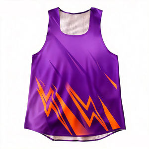 Camiseta Deportiva de Alto Rendimiento Personalizada Multicolor de Secado Rápido, Transpirable, Ligera y sin Costuras para Hombre y Mujer, Chaleco Deportivo para Correr - Product Image 2