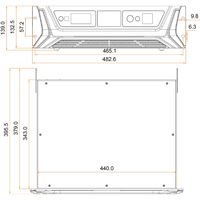 Controlador de Video Todo en Uno Novastar NovaPro UHD Jr True 4K, Corte Arbitrario Multifacético con Reproducción 3D y Pantalla LED