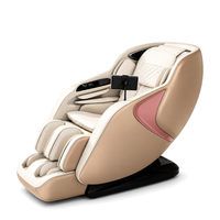 Fauteuil de massage électrique inclinable avec style classique et stable, thérapie par chaleur profonde et chauffage intégral du corps, soulagement du stress