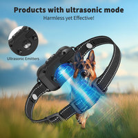 TIZE Ultraschall Hund Anti Barking Halsband Beep Vibration Kein Schock Sicher Hund Stop Bark Trainings halsband mit 7 einstellbaren Empfindlichkeit