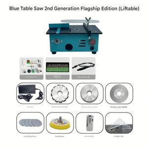 Mini 96w Portable Multifunctional Table Saw Acrylic Cork Cutting Machine DIY Cutting <b>Tool</b> Woodworking <b>Bench</b> Lathe Cutter Machine - Product Image 5