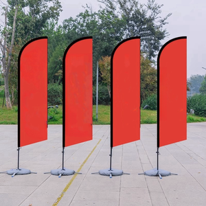 Banderas Publicitarias Personalizadas con Impresión por Transferencia Térmica, Banderas <span class=keywords><strong>de</strong></span> Playa con Asta <span class=keywords><strong>de</strong></span> Aluminio para Exteriores, Poliéster <span class=keywords><strong>de</strong></span> 110g, 2.8m-5.5m, Pancartas Deportivas - Product Image 6