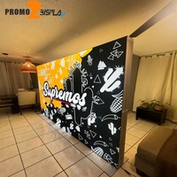 Boîte lumineuse LED rétroéclairée de table en aluminium Seg, haute luminosité 5000 lumens, pour affichage publicitaire