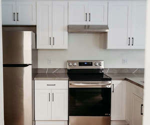 Nhà máy Mỹ Kho Giá cả phải chăng DIY tủ bếp sơn MDF tủ bếp cửa ra vào và ngăn kéo phía trước - Product Image 3