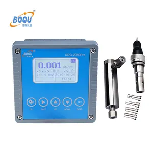 Controlador BOQU en línea TDS EC, medidor de controlador de conductividad de resistividad EC en línea eléctrica Digital