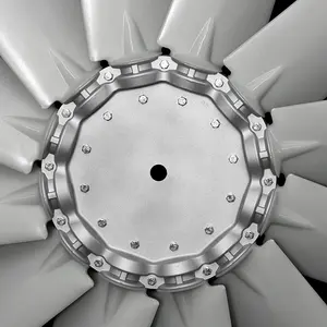 12葉ナイロン調節可能なファンブレード冷却塔ファンブレードコンデンサー用軸流ファン