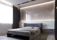Ensembles de meubles de chambre à coucher d'appartement d'hôtel projet de luxe personnalisé utilisé pour hôtel 5 étoiles