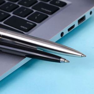 Automatic All-Steel Metal Ballpoint Business Study Essential Stationery for Back-To-School Season Advertising Gift <b>Pen</b> - Product Image 3