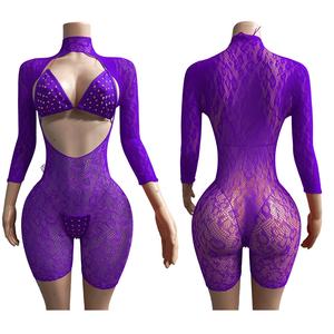 Proveedores Originales de Elites Ofrecen Conjuntos de 3 Piezas de Ropa de Baile con Diamantes al Precio Más Bajo, Trajes Exóticos, Ropa de Baile Exótica - Product Image 6