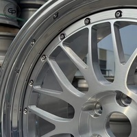 Velg GPW Custom 19 20 21 Inch Staggered 5x112 5x120 Brushed Silver 2 Piece Forged untuk Audi S6 RS5 RS6 Benz S580 S680 M3 M4 M5