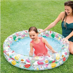 Custom Printing Swimming Pool Outdoor Indoor Plastic Swim Pools Inflatable Swimming Pool for Kids