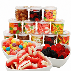 Vente en gros de bonbons gélifiés aux fruits assortis, mélange d'agrumes et de sucrés, doux, halal, en vrac, personnalisés, OEM, marque privée, producteur <span class=keywords><strong>TIK</strong></span> <span class=keywords><strong>TOK</strong></span> - Product Image 3