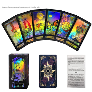 Cartes <span class=keywords><strong>Oracle</strong></span> et de Tarot imprimées et personnalisées, 50 pièces, avec livre - Product Image 4