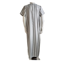 Thobe Brodé de Haute Qualité Style Marocain à Manches Courtes – Thobe Islamique, Abaya