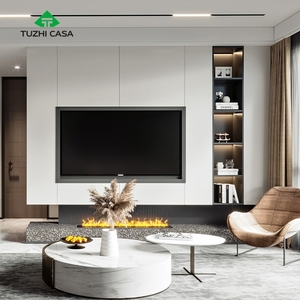 <span class=keywords><strong>Meuble</strong></span> <span class=keywords><strong>TV</strong></span> mural moderne en bois, panneau mural <span class=keywords><strong>suspendu</strong></span>, modulaire, imperméable, sur mesure, pour salon - Product Image 4