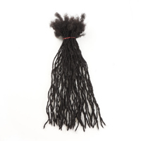 Orientfashion Extensiones de Cabello Humano Virgen 100% con Cutícula Alineada, Microlocs de 0.2cm, Interlocks