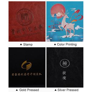 Cuaderno Personalizado de Tapa Dura A5, Diario de Cuero PU, Agenda con Logotipo de Marca Impreso, Libreta Económica A6 B5, Personalizable - Product Image 5