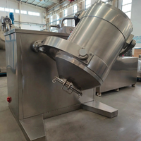 Mélangeur de poudre 3D à l'échelle du laboratoire Turbula 3D, mélangeur industriel 3D, mélangeur rotatif 3D pour le mélange uniforme de poudres et granulés chimiques en laboratoire
