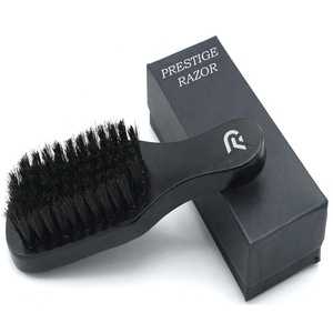 Prestige-cepillo de madera para Barba para hombre, afeitadora con cerdas de jabalí para el cuidado Personal, fondo redondo negro, 1917 - Product Image 1