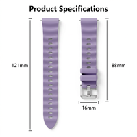 Bracelet de montre en silicone à libération rapide 18 mm pour Huawei Watch GT 6, ajustement fin, résistant à la transpiration, flexible, bracelet de sport