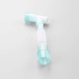 डिस्पोजेबल चिकित्सा श्वास कैथीटर माउंट, मानक कनेक्टर के साथ डिस्पोजेबल डबल स्विस कोहनी एक्सटेटर माउंट - Product Image 3