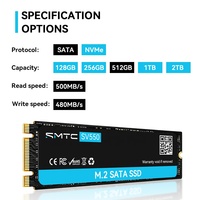 SSD M.2 SATA NGFF 512GB dengan Transmisi Data Cepat untuk Peningkatan Sistem Laptop dan Desktop Umum
