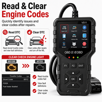 Escáner de Diagnóstico de Automóviles OBD2 V511, Lector de Códigos, Eliminación de Fallas, Prueba de Batería, Soporte Multilingüe, Compatibilidad OLIVER, Venta Internacional