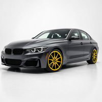 Velg Aluminium Alloy Tempa Kustom Baru 18-20 Inch Warna Kuning Gloss Candy 25mm PCD 5x112/114.3/120/130 untuk Audi Tesla