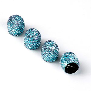 Rhinestone Encrusted Valve <b>Cap</b> For American Valve <b>Stem</b> Car Tire Accessories Crystal Decorative Replacement <b>Caps</b> - Product Image 3