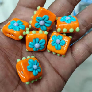 Cuentas de piedras preciosas de tamaño personalizado de cristal Natural superior, accesorios de incrustaciones de pendientes DIY, piedra curativa para la fabricación de joyas - Product Image 1