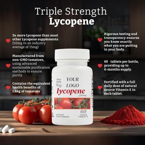 男性と女性のための工場価格前立腺プレミアムのこぎりイラクサAshwagandha LycopeneサプリメントLycopeneタブレット - Product Image 5