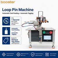 Machine d'étiquetage automatique à boucle pour l'accrochage de cartes, équipement d'alimentation automatique pour vêtements, jouets et produits d'entretien ménager