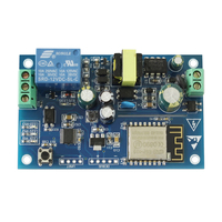 Módulo de relé remoto de red ESP8266, 1 canal, 220V, controles de aplicación móvil, WiFi, interruptor de casa inteligente