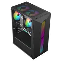 Tour complète à lumière LED, boîtier de jeu populaire ATX PC, armoire d'ordinateur de jeu, châssis de PC