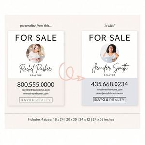 Panneau publicitaire imprimé personnalisé avec logo pour l'immobilier – Panneau de vente pour la promotion de biens immobiliers - Product Image 2