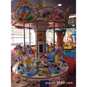 Manège de luxe pour enfants, grande taille, 6 places, pour parc d'attractions extérieur, équipement de divertissement électrique - Product Image 3