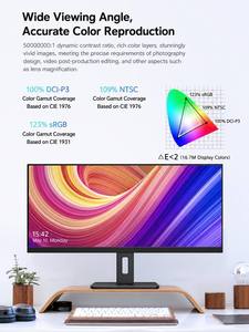Monitor de Oficina Ultrapanorámico Q34P2C con Resolución <span class=keywords><strong>2560x1080</strong></span>, Pantalla IPS de 75Hz, PBP, PIP, KVM, USB C, Carga de 65W y Soporte BT - Product Image 2