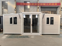 Maison modulaire préfabriquée standard australienne de 40/20 pieds, extensible, avec salle de bain, pour jardin