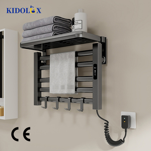 Badkameraccessoires Ruimtebesparende aluminium handdoekdroger Intelligente handdoekverwarmer met timer Wandmontage - Product Image 1