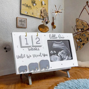 Marco <span class=keywords><strong>de</strong></span> Fotos <span class=keywords><strong>de</strong></span> Madera <span class=keywords><strong>para</strong></span> Hitos del Recién Nacido, Decoración <span class=keywords><strong>para</strong></span> Dormitorio o Sala <span class=keywords><strong>de</strong></span> Estar, Conmemorando el Crecimiento del Bebé - Product Image 6