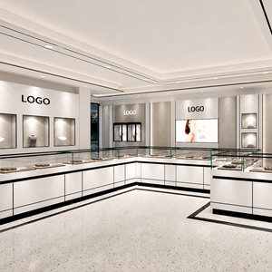 Decoración Personalizada para Salas de Exhibición, Ideas de Diseño de Interiores para Joyerías, Mostrador para Relojes, Vitrina para Exhibición de Joyas - Product Image 1