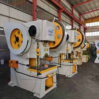 Presse à poinçonner mécanique excentrique J21-100T pour usage industriel, pour le poinçonnage de tôles métalliques